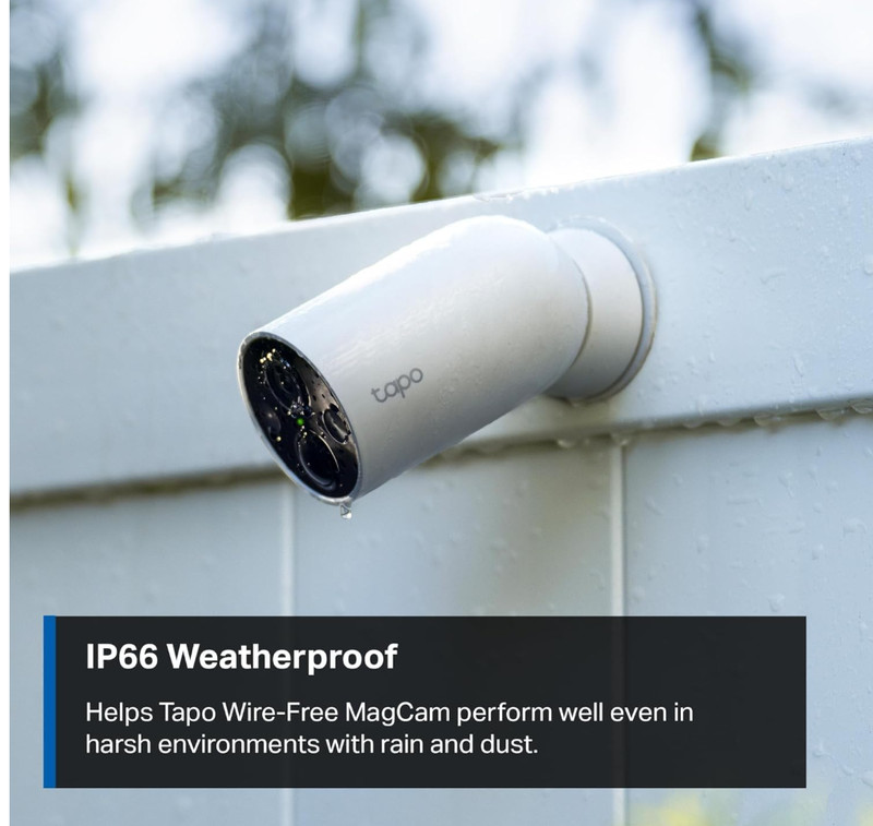 TP-Link Tapo MagCam 2K QHD Wireless Security Camera White Color Night Vision gallery