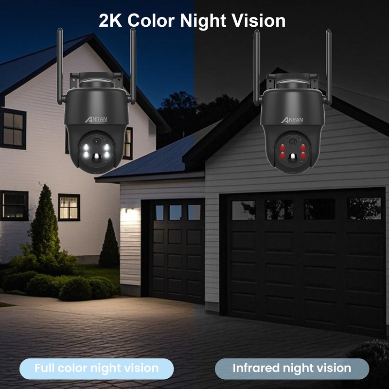 ANRAN 4G LTE Cellular Wireless Solar Battery Security Camera Outdoor w/ SIM Card gallery