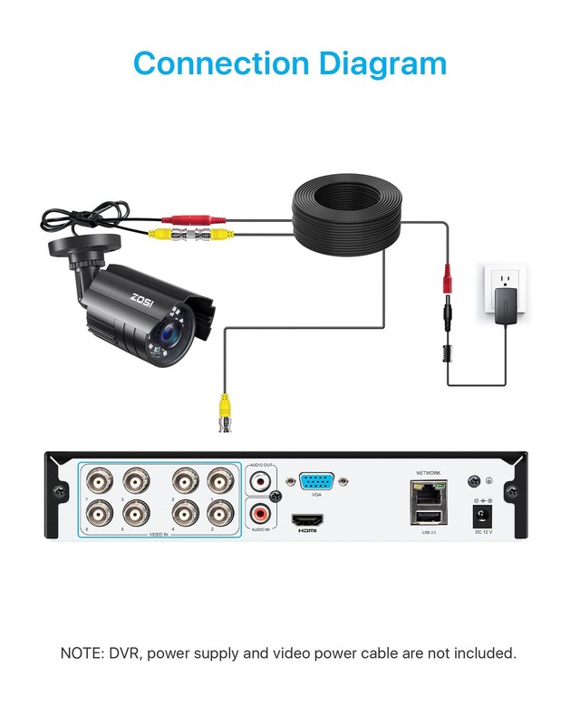 Camara De Seguridad Tipo Bala Metalica Resistente Al Agua Estilo De Lujo gallery