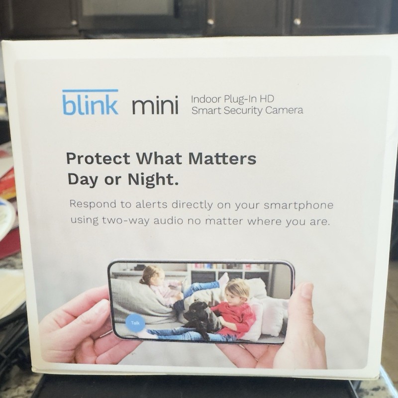 Blink Mini Indoor Plug-In Live HD Smart Security Camera (New in Box) - Lot Of 4 gallery