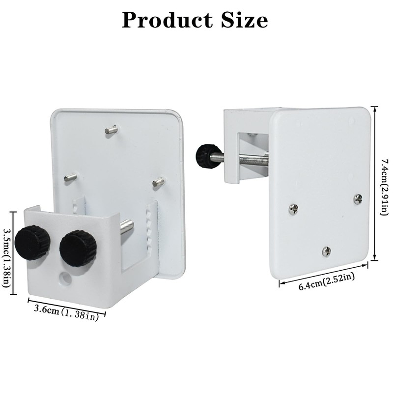 2 Pack Gutter Mount Bracket Compatible with Eufy Security SoloCam S340/E30/E4... gallery