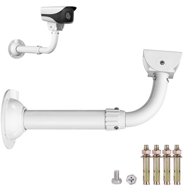 Solid J-Pole Bracket Extendable Mounting Holder for Security Surveillance Cam