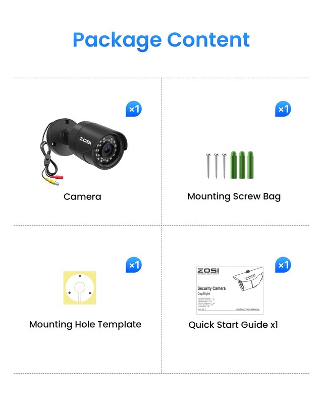 Camara De Seguridad Tipo Bala Với Gran Angular Y Vision Nocturna De Lujo gallery