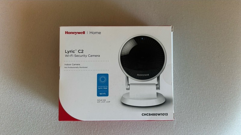 Honeywell Lyric C2 Wi-Fi Indoor Security Surveillance Camera Wireless CHC8480W13