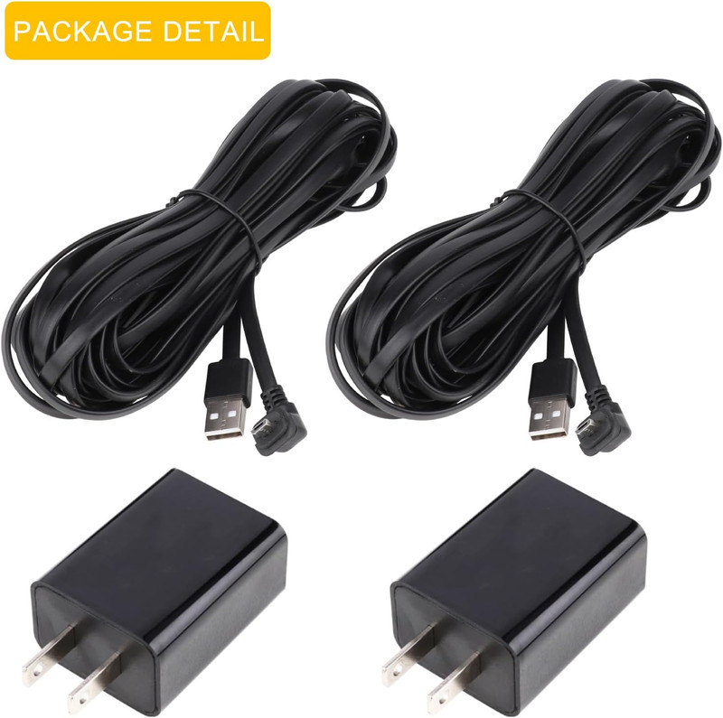2 Pack 25Ft/7.5M Outdoor Power Cord for Blink Outdoor (3Rd Gen) Xt3/Blink XT XT gallery