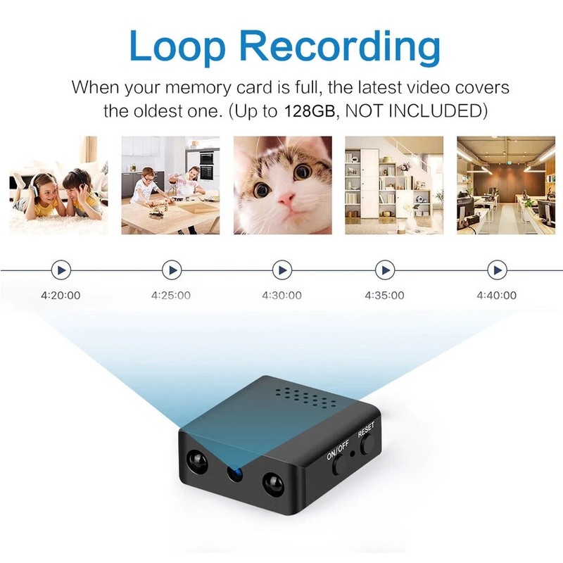 Mini Camera WiFi 1080P HD Home PIR DVR Camcorder Night Vision Home Security Cam gallery