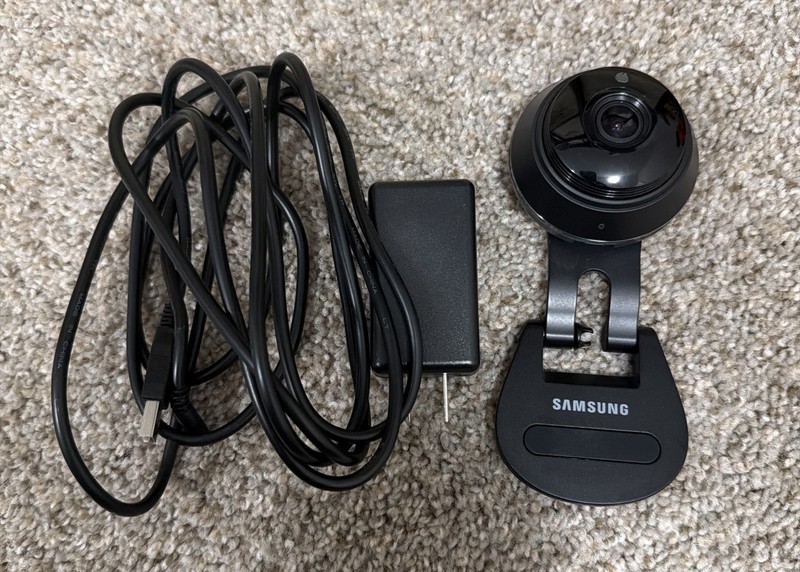 Samsung SmartCam HD Plus 1080p Wi-Fi IP Monitoring Camera – Black SNH-V6414BN