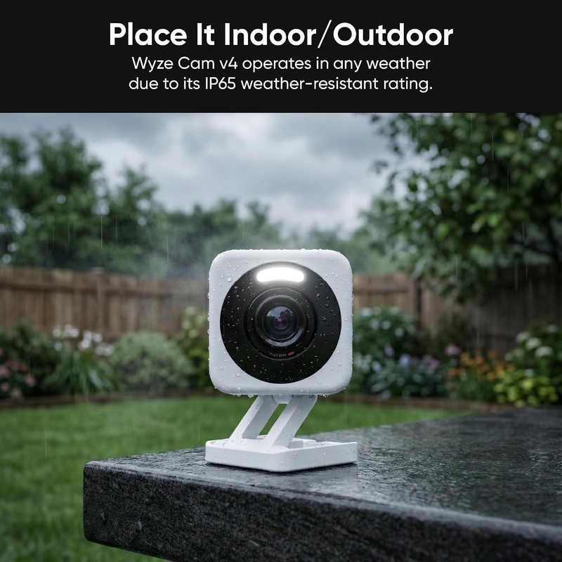 Cam v4 Latest Model, 2.5K AI Security Camera, Indoor/Outdoor Cameras for Home... gallery