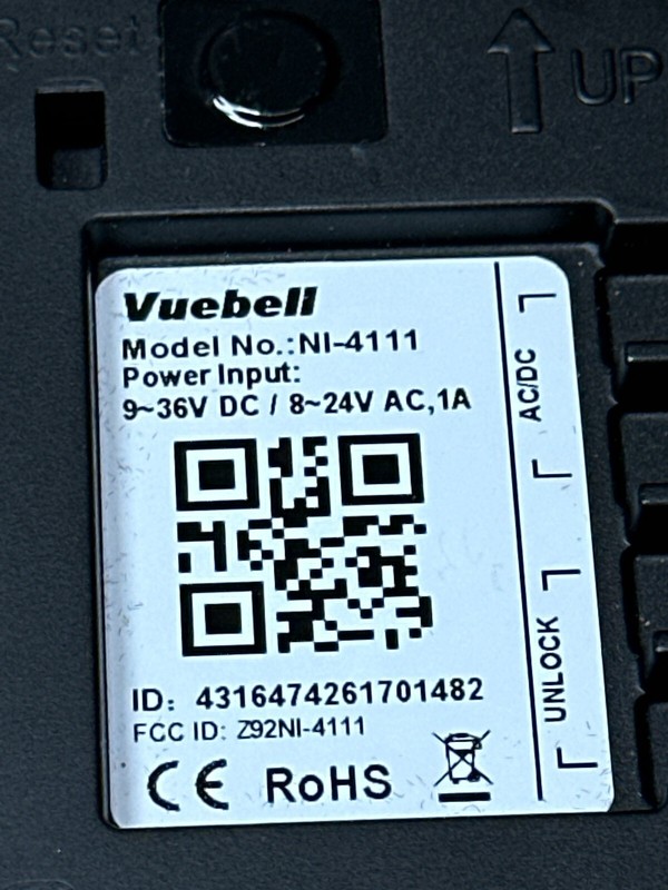 VueBell WiFi Video Doorbell, Two-Way Audio, Motion Detection, Night Vision gallery