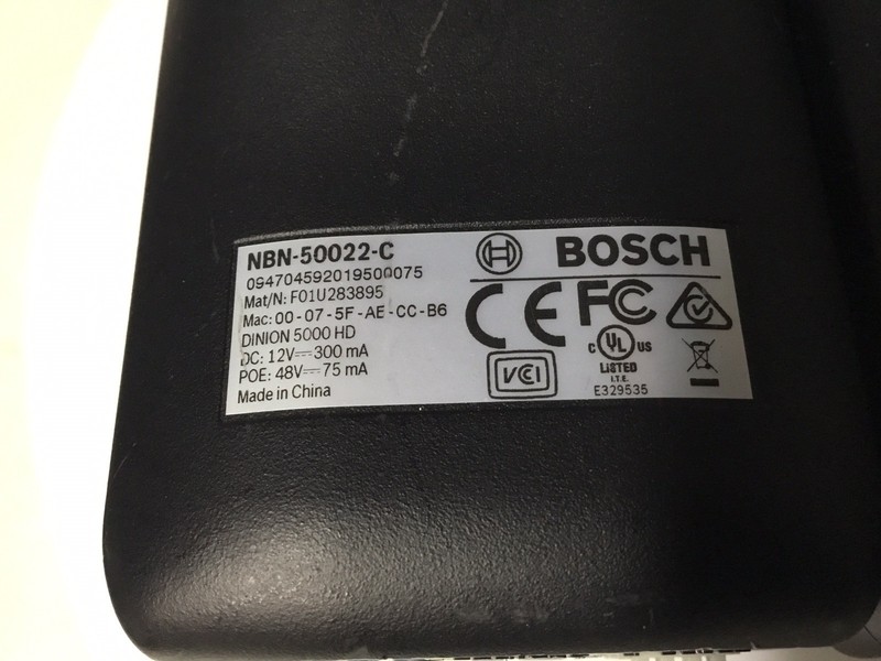Bosch NBN-50022-C DINION 5000 HD Security IP Color Camera W/ 9-40mm 2MP TESTED! gallery