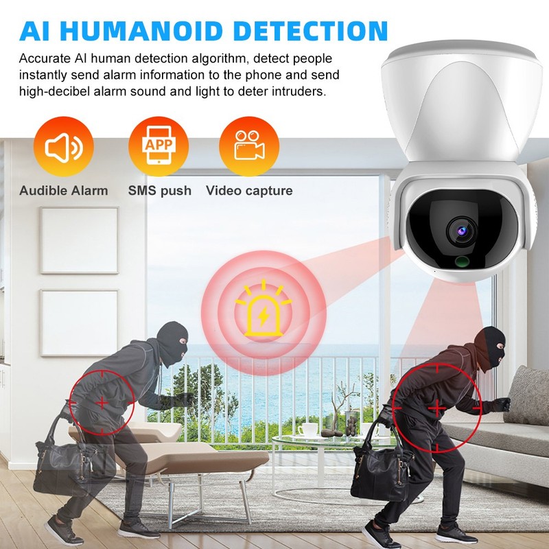 5G Sistema De Camaras Seguridad Wifi 1080P Inalambrica Con Vision Nocturna Video gallery