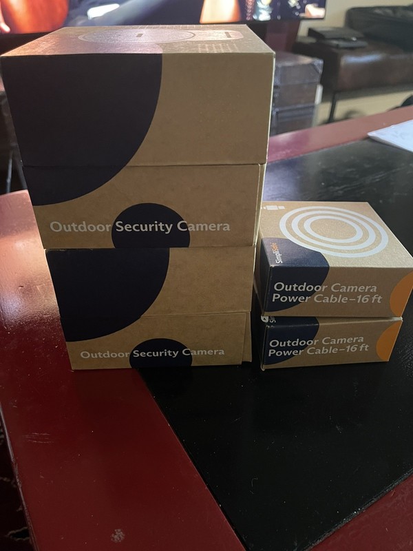 2x SimpliSafe Wireless Outdoor Security Cameras Series 2 with Accessories gallery