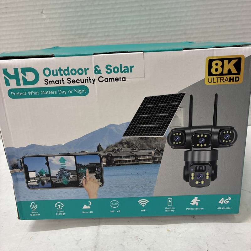 HD Outdoor & Solar Smart Security Camera 8K Ultra HD WiFi/4G Model Q20-3L gallery