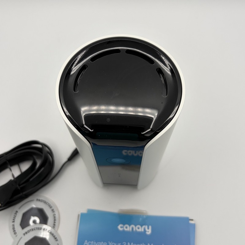 Canary Indoor Security Camera – Model CAN100USWT – No Power Adapter gallery