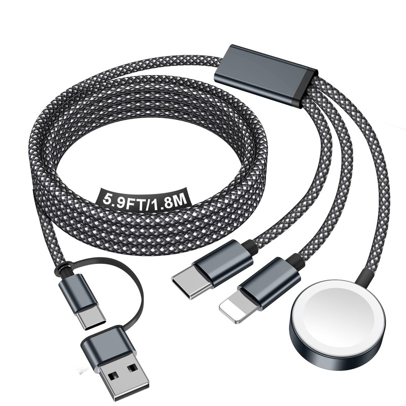 Travel Essentials for Apple Charger,iPhone Charger,3 in 2 /Lightning/Magnetic…