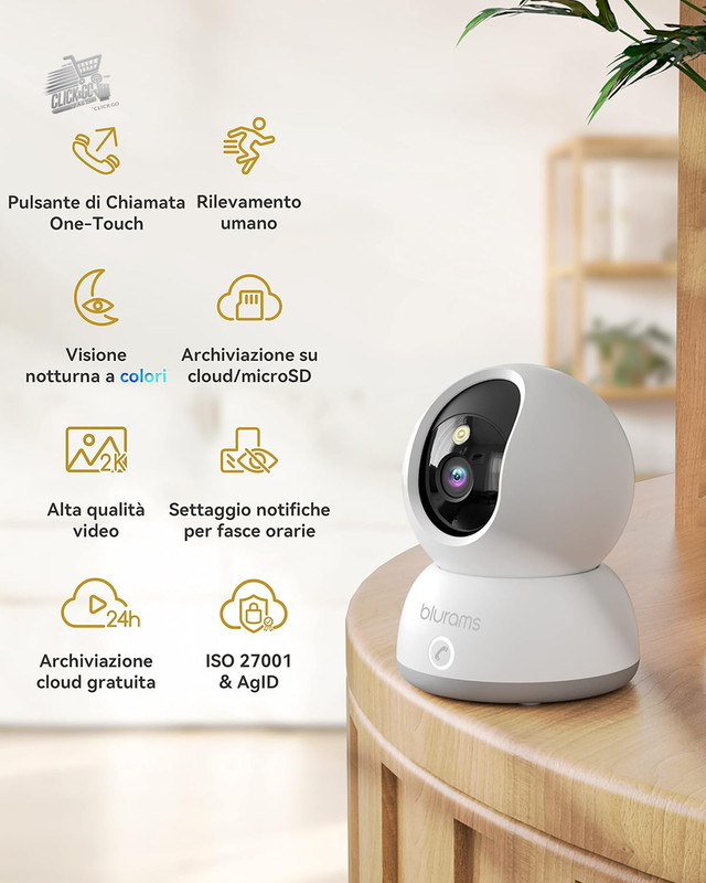 Indoor Wi-Fi Camera 4K Baby Monitor 360 AI Detection Night 5G 2.4G Ale gallery