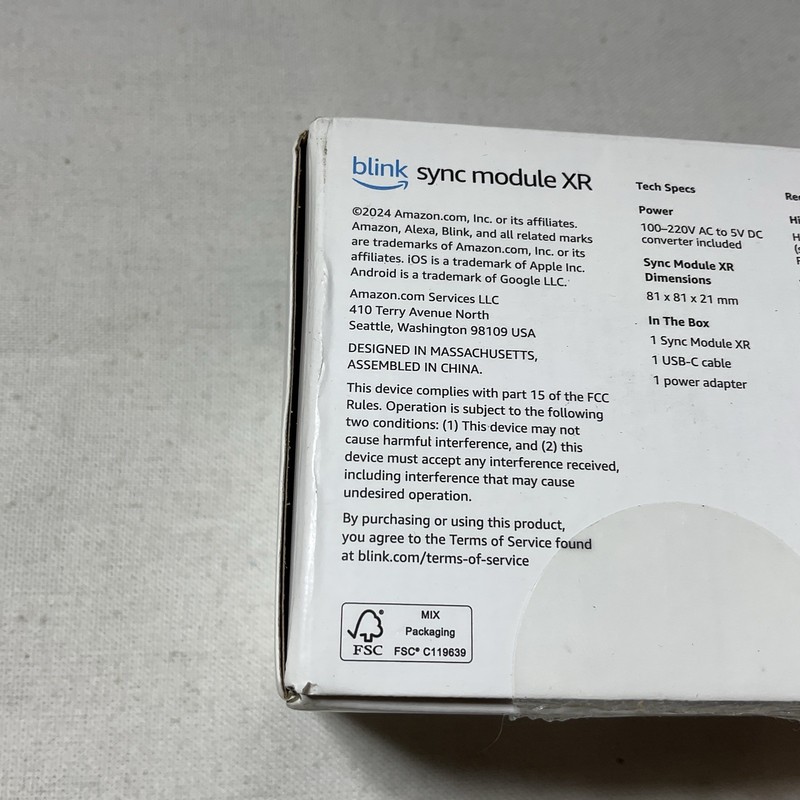 Blink Sync Module XR Hub for All Blink Devices 400ft Outdoor (Open Box) A5 gallery
