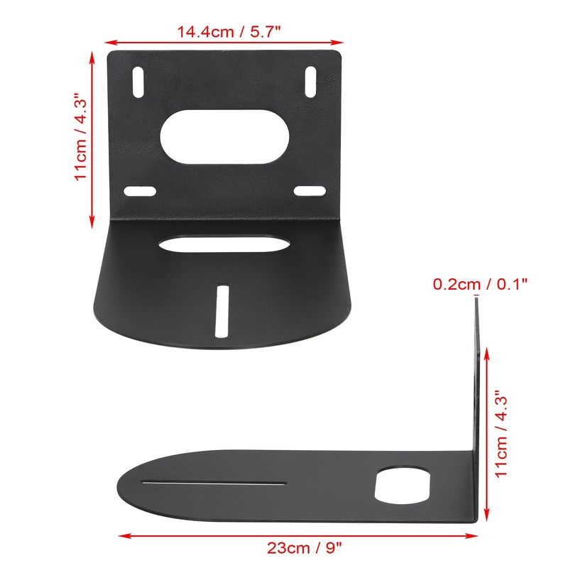 Sumnacon PTZ Camera Bracket 2 Pcs Black Universal PTZ Camera Mount Bracket Compa gallery