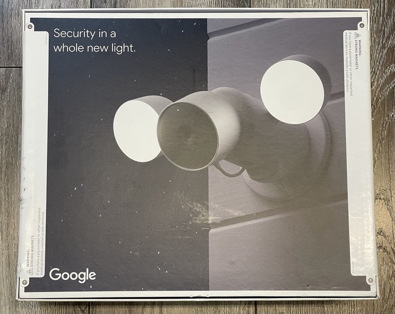 Google Nest Cam W/Floodlight (GPLE9 & G3AL9) Outdoor Security Camera Snow (NEW) gallery