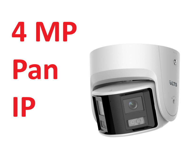 CMIP384PW-28SDL IP 4MP Panoramic 2 Way Audio Alarm Deep Learning Turret Camera