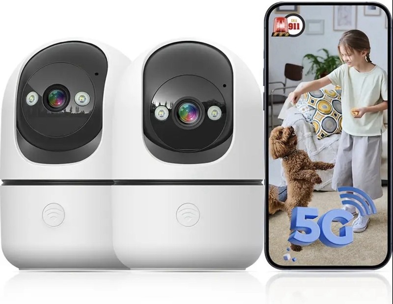 Mini Security Camera Indoor WiFi Smart Cam Motion & Fall Detection Monitor gallery