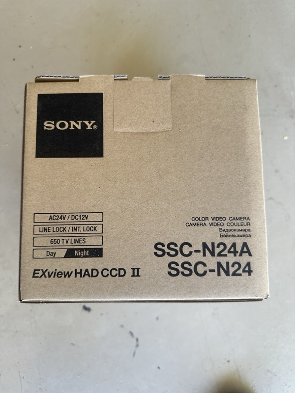 SONY EXview HAD CCD II SSC-N24A SSC-N24 650 TV Line Color Video Security Camera