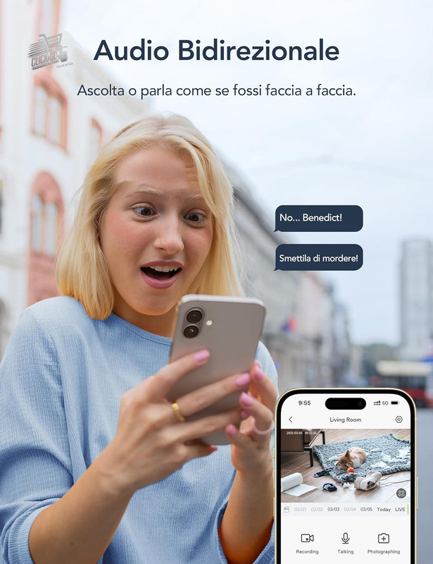 Indoor Wi-Fi Camera 2K Surveillance 360° Night Vision Audio Dogs Child gallery