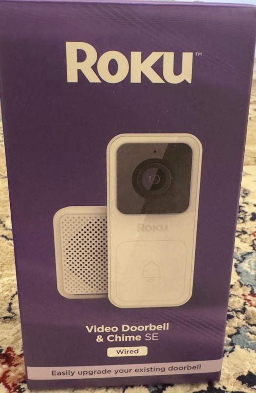 New Roku Video Doorbell and Chime SE Wired DS1000R - New/Sealed gallery
