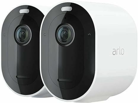 Arlo VMC2230-100NAR Essential Spotlight Wireless Camera 2 Pack 1080p - White gallery
