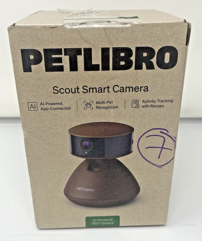 PETLIBRO Scout Smart AI Pet Security Camera Multi-Pet Recognition – COFFEE