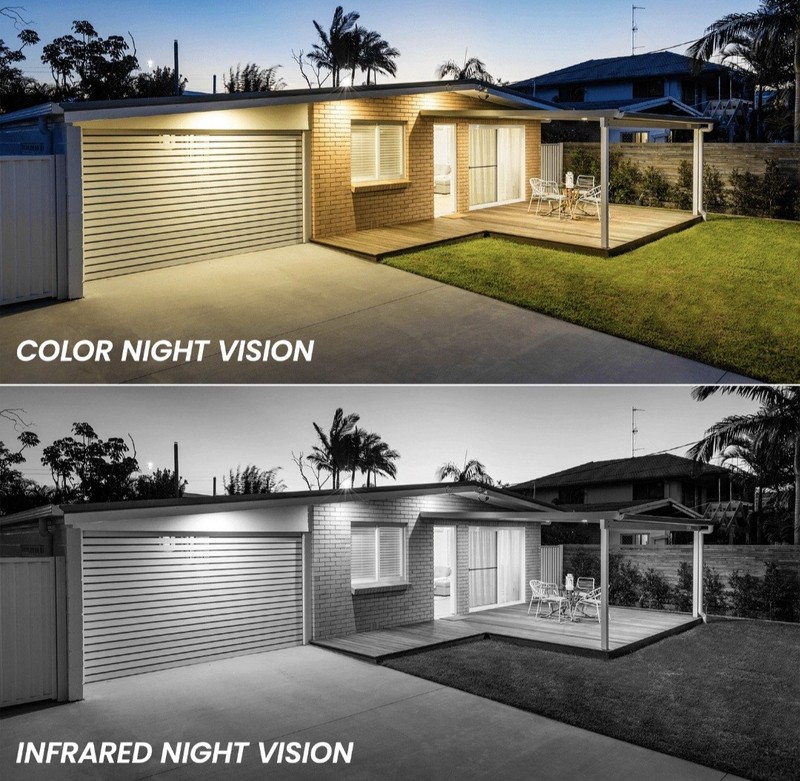 Cinnado S2 2K 3MP Solar Wireless Wall Light Security Camera Outdoor WiFi NEW gallery