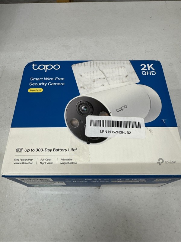 TP-Link 𝗧𝗮𝗽𝗼 MagCam, Outdoor Security Camera, Magnetic Mount Wireless Camera
