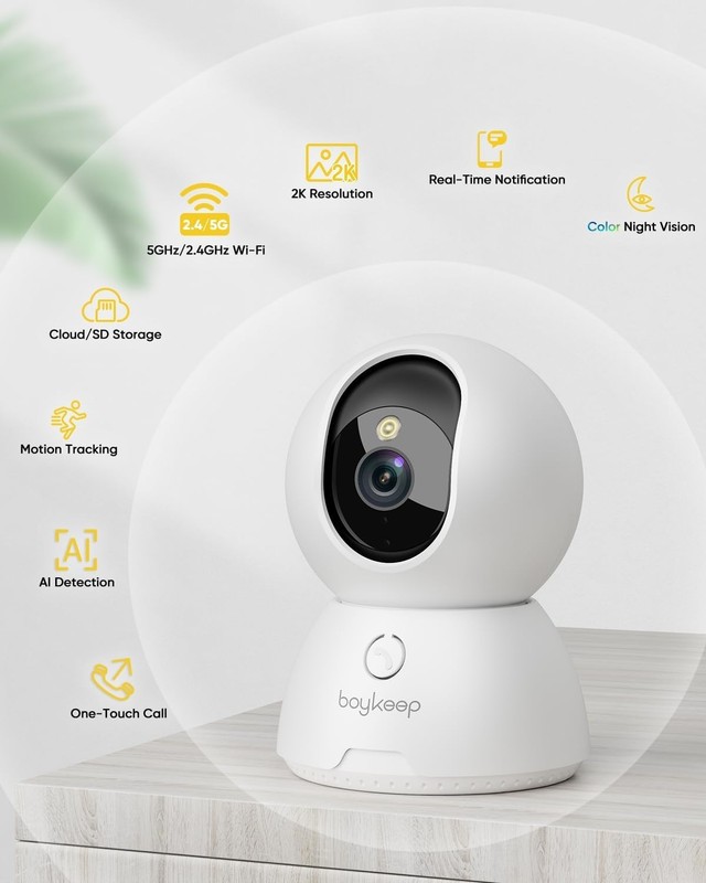 Advanced Indoor Security Cameras - HD Night Vision, App Control & Privacy Mode gallery