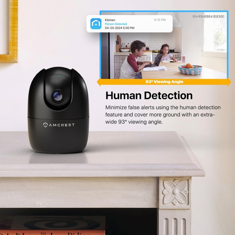 WiFi Camera 1080P Indoor Pan/Tilt 2.4Ghz Night Vision ASH21-B Smart Monitor gallery