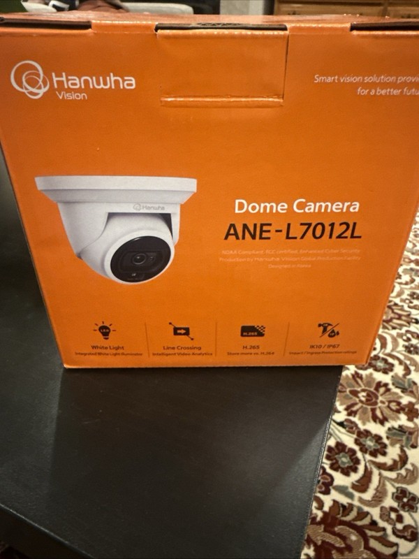 Hanwha Vision Dome Camera ANE-L7012L 4MP White