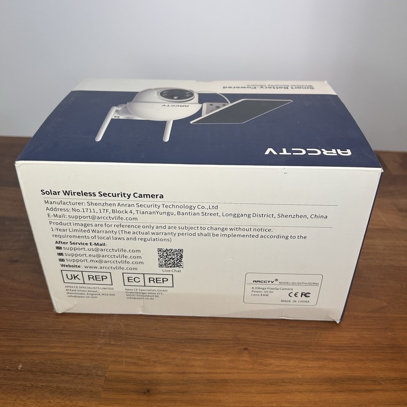 New ARCCTV Solar Wireless Security Camera Smart Battery Powered Outdoor Cam gallery