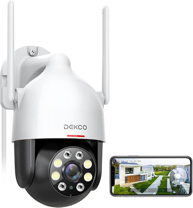 2K WiFi Surveillance Security Camera 1 Count (Pack of 1) 1Pack