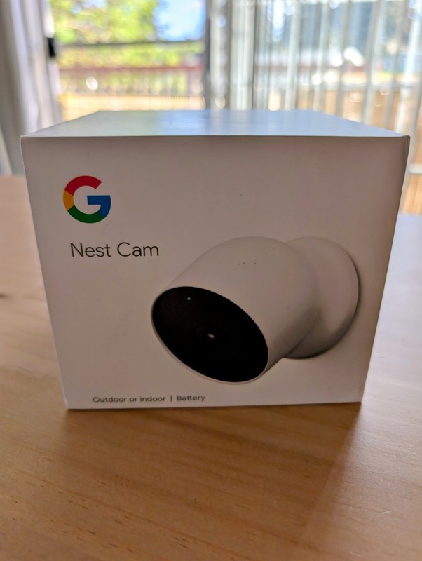 Google Nest Cam Outdoor or Indoor Battery 2nd Generation White 1 Pack – Open Box
