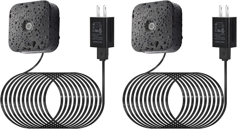 2-PACK Power Cable Charger for Blink Outdoor XT 3 XT2 & Indoor Camera 25FT Cable