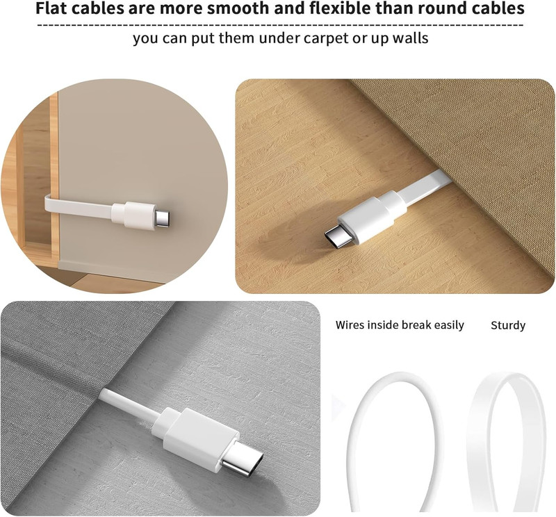 2 Pack 30FT Power Extension Cable Compatible with Wyze Cam V4,Wyze Cam V3,Wyze C gallery