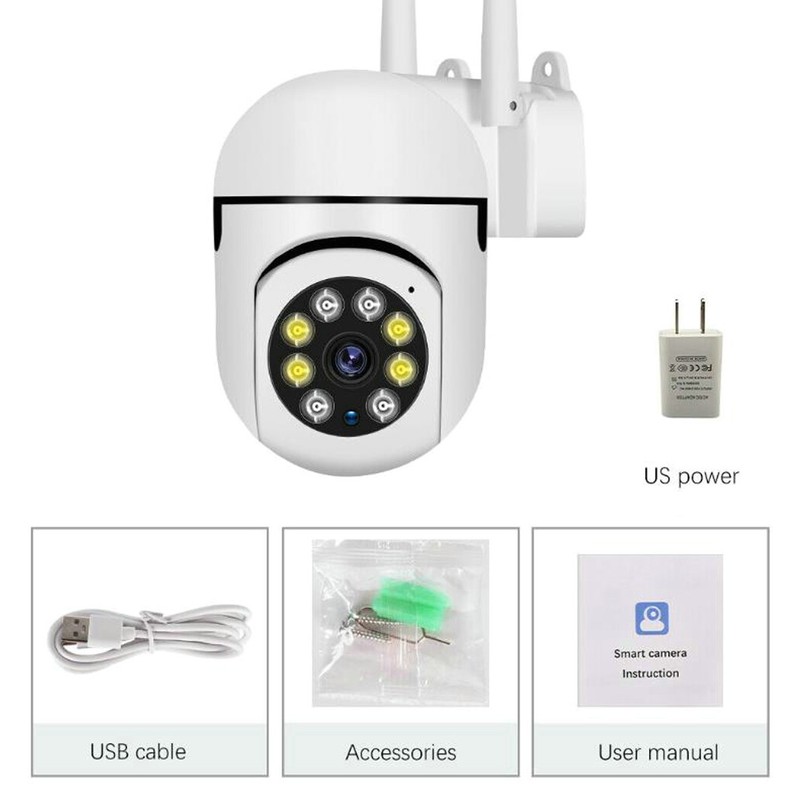 Wireless Security Camera System Outdoor Home Wifi Night HD 1080P Vision Cam A7 gallery