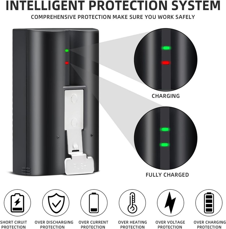 1 Pack Rechargeable Batteries for Ring Cameras gallery