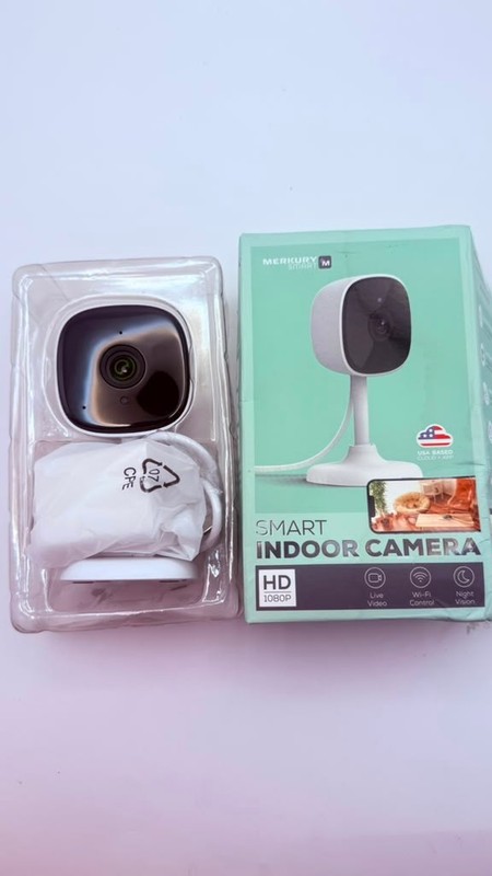 Mercury Smart Indoor Camera HD 1080p Wi-Fi Night Vision Live Video