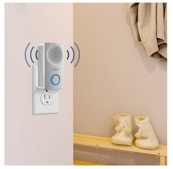 Lorex Add-on Wi-Fi Chime for Lorex 2K Video Doorbell (M. Refurbished) gallery