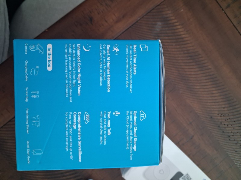 Security Camera Wifi & X9 Smart Doorbell (sold as set) gallery