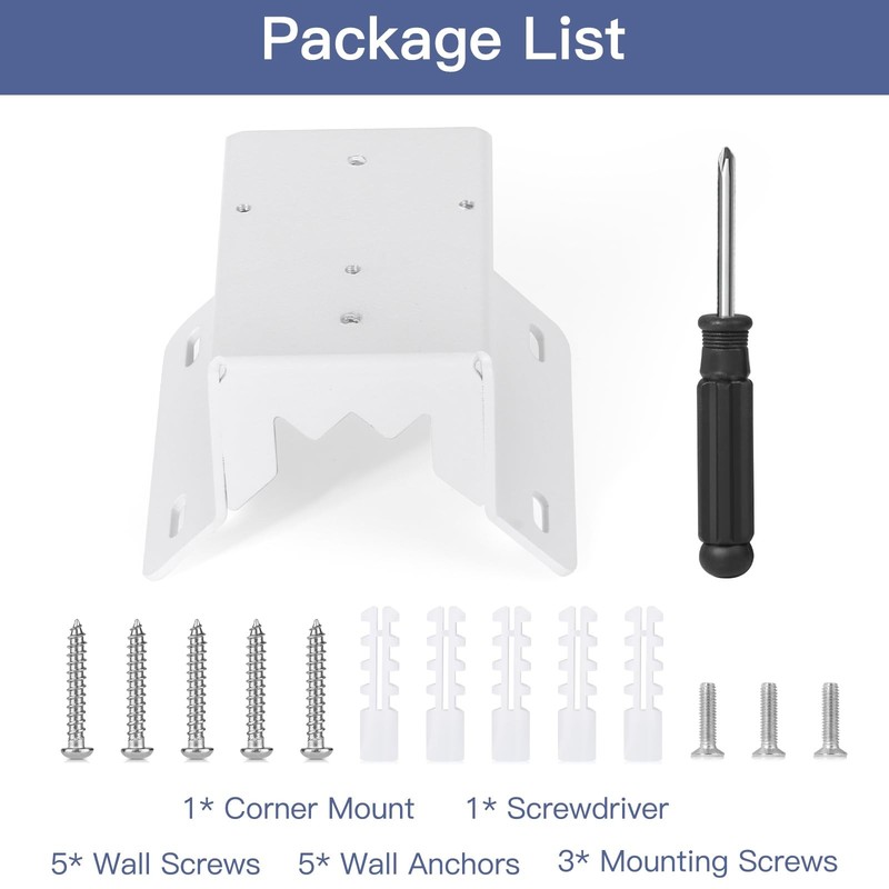 Wall Mount Bracket Compatible with Eufy Security Solocam S340, Rust-Proof Metal gallery