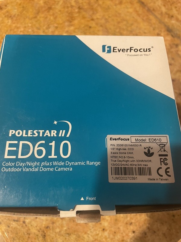 Lot Of 30!! Everfocus Polestar II ED610 Color Day/Night Wide Range Dome Camera gallery