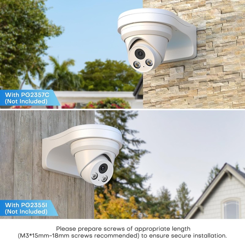 Waterproof All Metal Aluminum Wall Mount Bracket For Hikvision DH PFB168W gallery