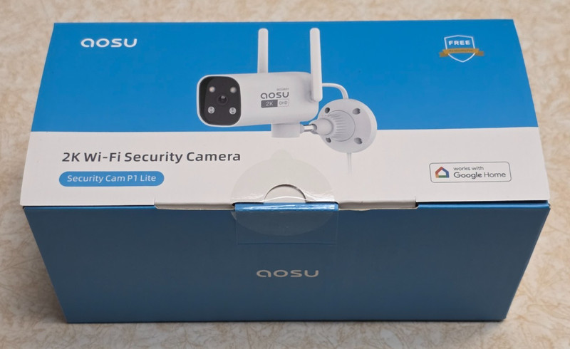 AOSU 2K QHD Security Cam P1 LITE 2K Wi-Fi Color Night Vision Outdoor Brand New gallery