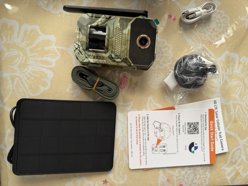 4G LTE Cellular Trail Camera with Solar Panel, SIM Card Included, No WiFi Needed gallery